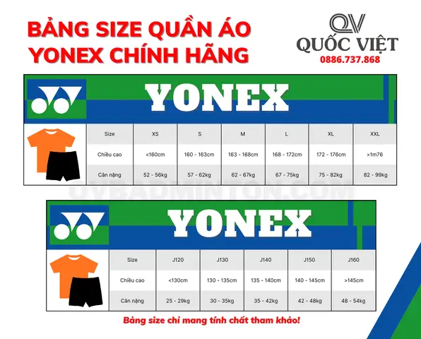 Bảng Size Áo Cầu Lông Chuẩn: Hướng Dẫn Chọn Đúng Kích Cỡ Cho Nam & Nữ