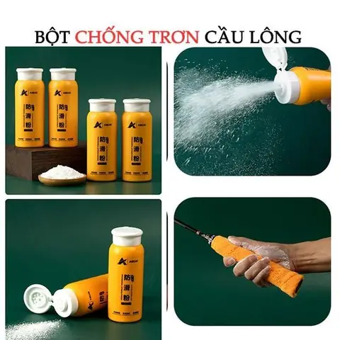 Bột Chống Trơn Cầu Lông: Giải Pháp Giữ Vợt, Tăng Cú Đánh Hiệu Quả