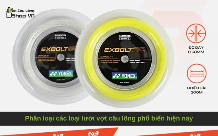 Các Loại Lưới Vợt Cầu Lông: Hướng Dẫn Chọn Cước Tốt Nhất