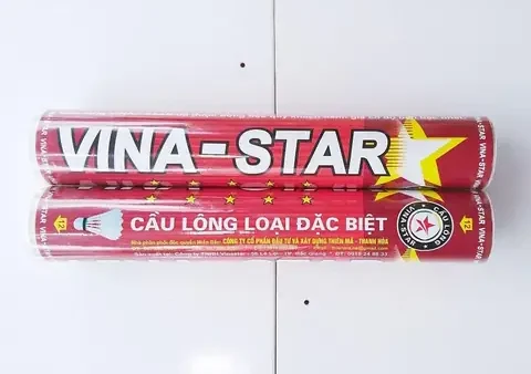 Ống Cầu Lông Vina Star Đỏ: Giá Tốt, Độ Bền Cao Cho Tập Luyện & Thi Đấu Phong Trào