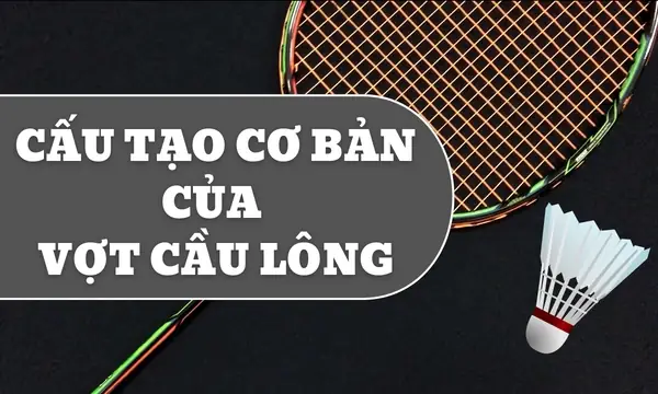 Cấu Tạo Vợt Cầu Lông Chi Tiết: Khung, Cán, Tay Cầm Và Mặt Vợt