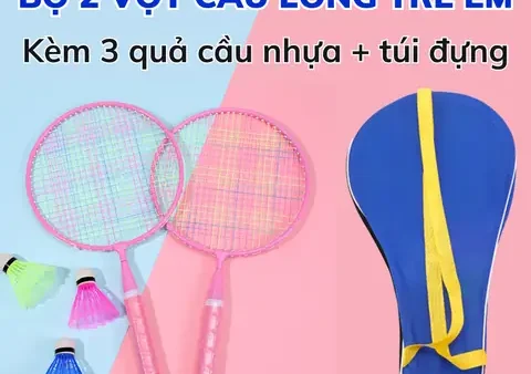 Bộ Cầu Lông Cho Bé: Chọn Vợt, Lợi Ích Và Kinh Nghiệm Bố Mẹ Cần Biết