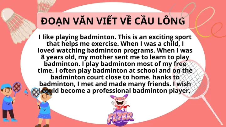 Đoạn Văn Tiếng Anh Về Sở Thích Chơi Cầu Lông: Mẫu Câu & Lời Khuyên Chi Tiết