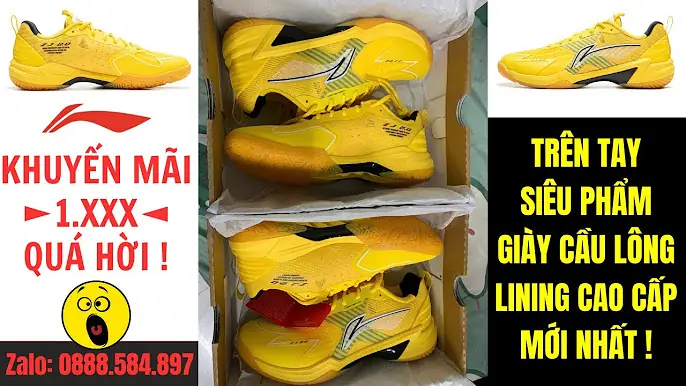 Giày Cầu Lông Lining Khuyến Mãi: Ưu Đãi, Mẫu Mới & Kinh Nghiệm Chọn Mua