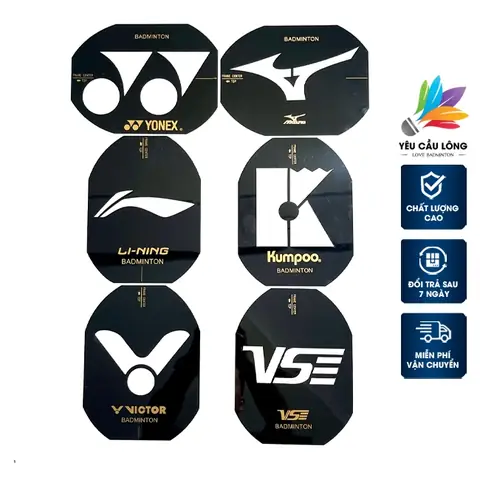 In Logo Vợt Cầu Lông: Dịch Vụ, Cách Tự Sơn & Mẫu Logo Phổ Biến