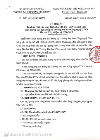 Kế Hoạch Tổ Chức Giải Cầu Lông Công Đoàn: Hướng Dẫn Chi Tiết Từ A-Z
