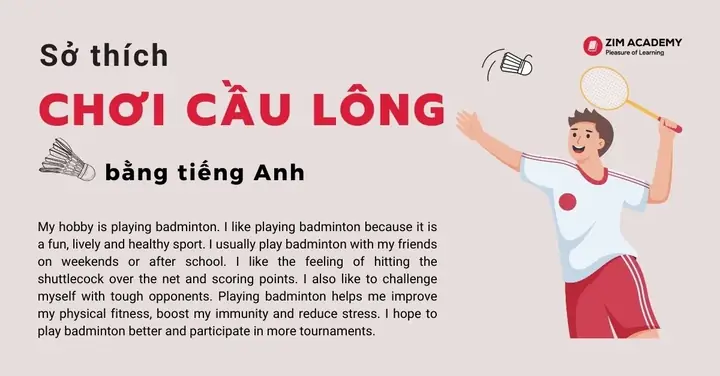 Lợi Ích Của Việc Chơi Cầu Lông Khi Diễn Đạt Bằng Tiếng Anh: Từ Sức Khỏe Đến Kỹ Năng Mềm