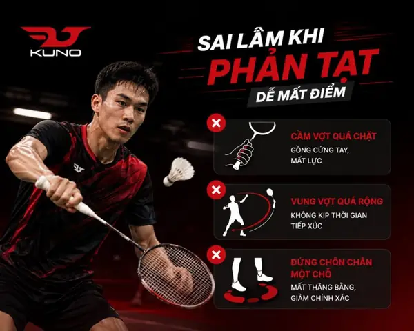 Hướng Dẫn Kỹ Thuật Phản Tạt Cầu Lông Chuẩn Xác Cho Mọi Trình Độ