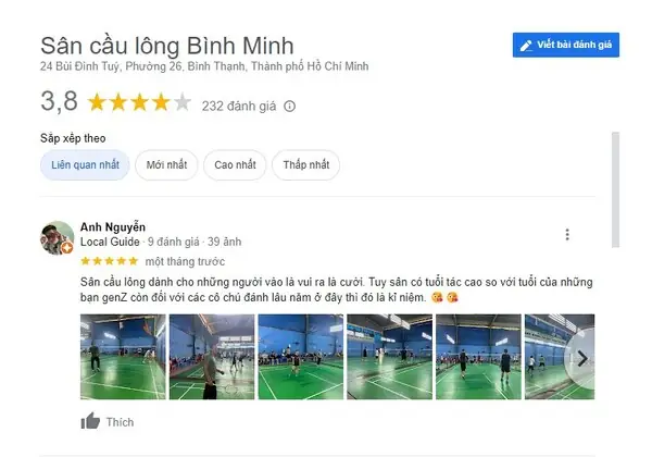 Sân Cầu Lông Bùi Đình Túy: Địa Chỉ, Giá Thuê Và Đánh Giá Chi Tiết