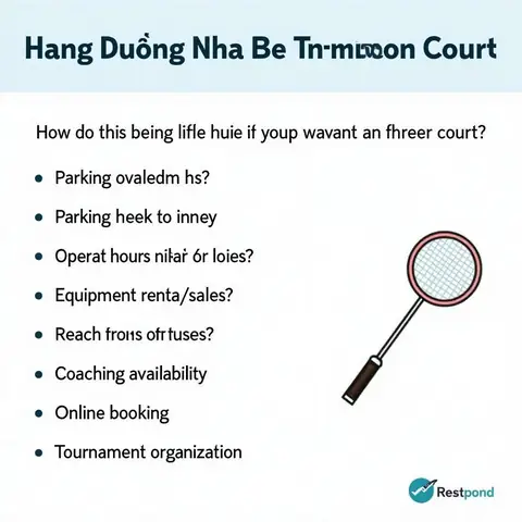 Sân Cầu Lông Hàng Dương Nhà Bè: Thông Tin Chi Tiết & Đánh Giá