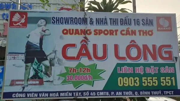 Sân Cầu Lông Quang Sport Cần Thơ: Thông Tin Chi Tiết, Giá Thuê & Đánh Giá